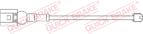 Czujnik zużycia klocka